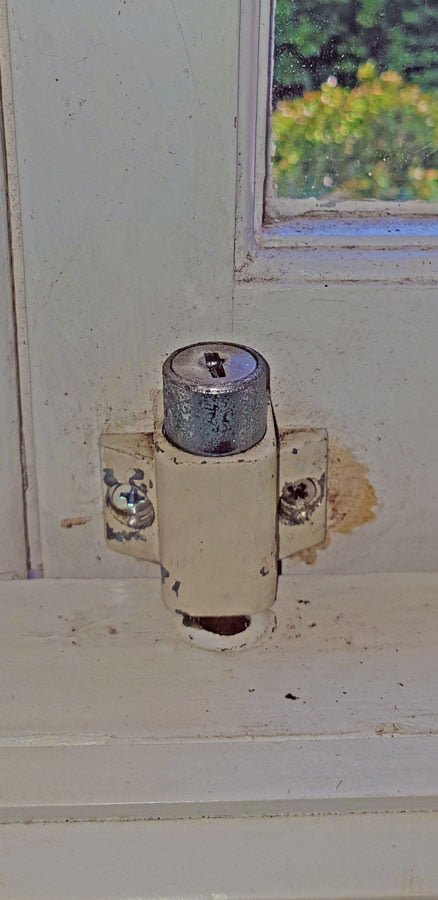 Example of window locks